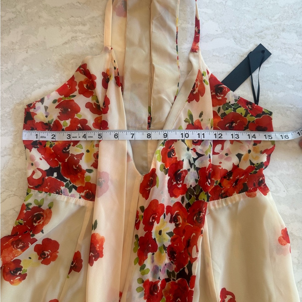 NWT: House of Harlow | Revolve 1960 - Floral Halter Maxi Dress Sz: Medium - Picture 6 of 9